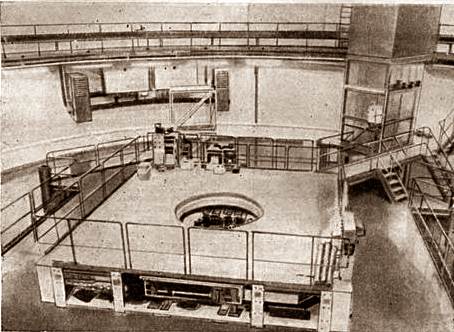 Общий вид реакторного зала реактора DR-3